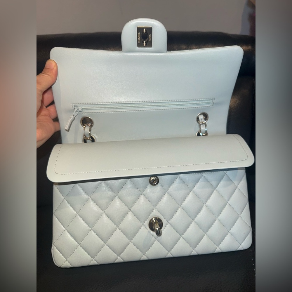 Baby blue Quilted Women's Bag